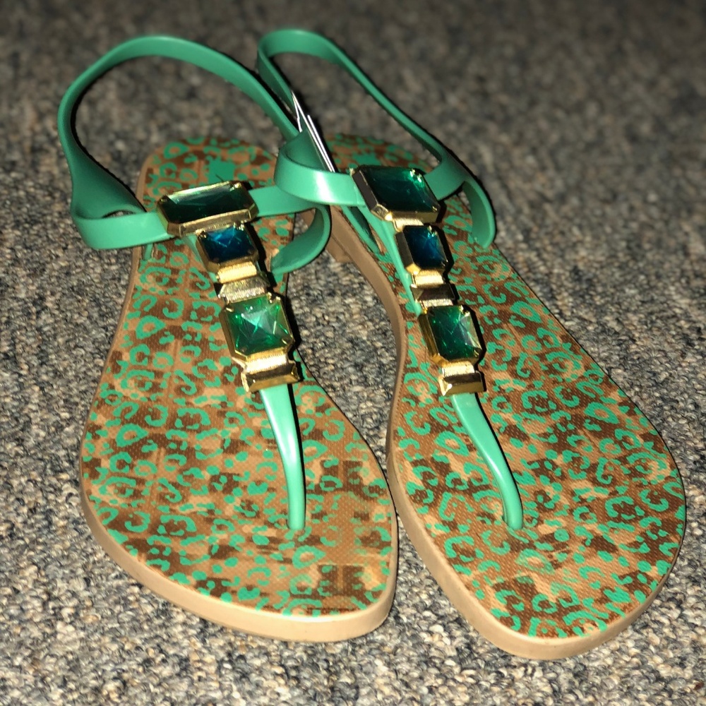 American Eagle Turquoise Sandal Size 10